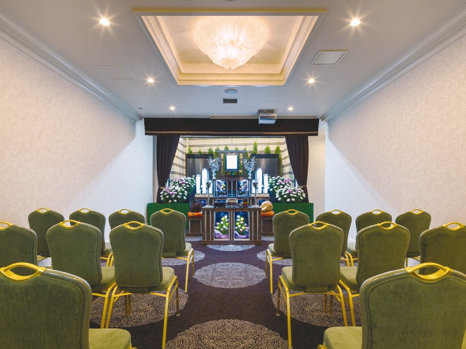 バリアフリーの家族葬専用式場（北浦和ホール）